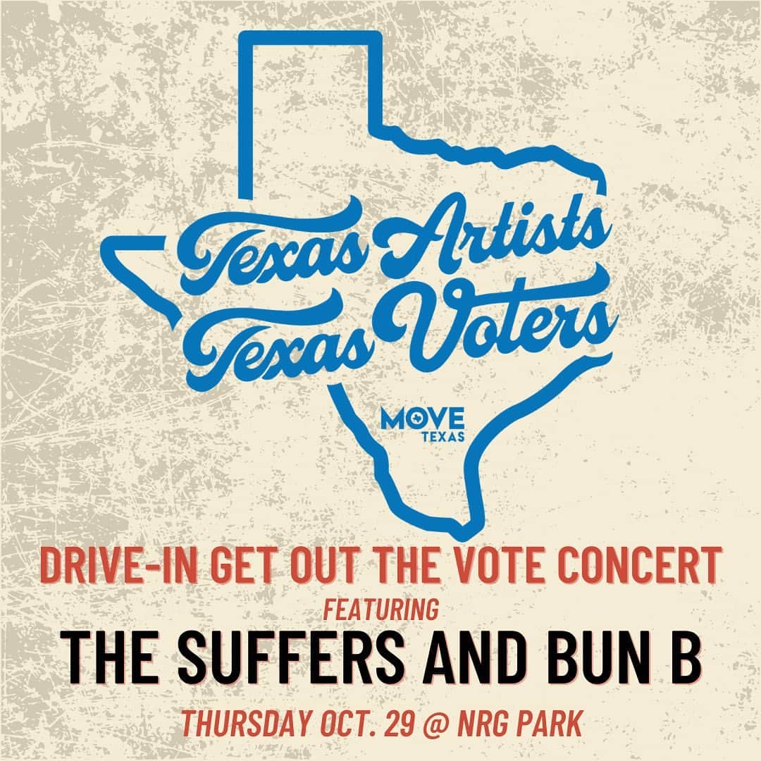 ベンジャミン・マッケンジーのインスタグラム：「Live in Houston? Want tickets to a FREE DRIVE-IN GOTV concert? Go to: https://movetexas.org/concert/ @move_texas」