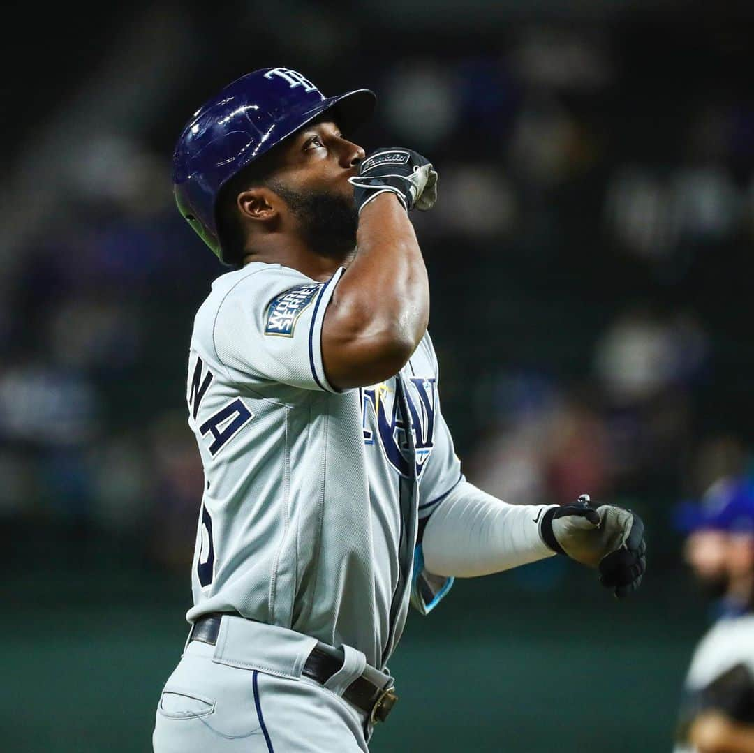 タンパベイ・レイズさんのインスタグラム写真 - (タンパベイ・レイズInstagram)「Randy is literally floating on air」10月28日 9時29分 - raysbaseball