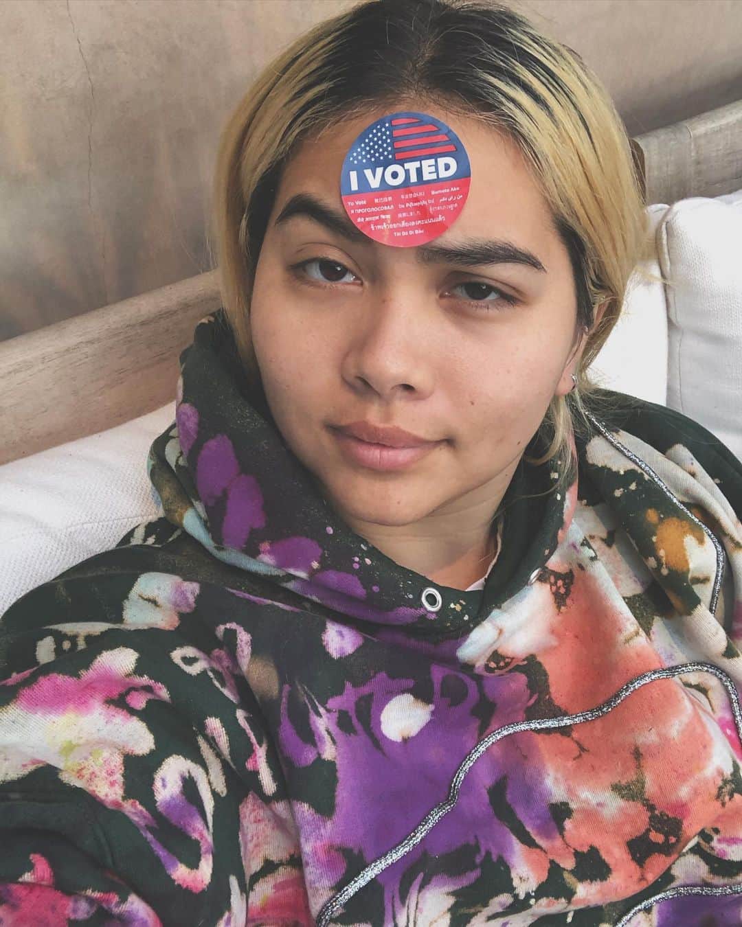 ヘイリー・キヨコのインスタグラム：「I’ve never felt sexier, try it. ☺️ #vote  On another note please be apart of the most important election of our lifetime. We spend so much time wanting to be just like our favorite super heroes but in reality we can actually be our OWN SUPER HEROES. We are powerful, mighty, and can be undeniably united so let’s get him outta here.」