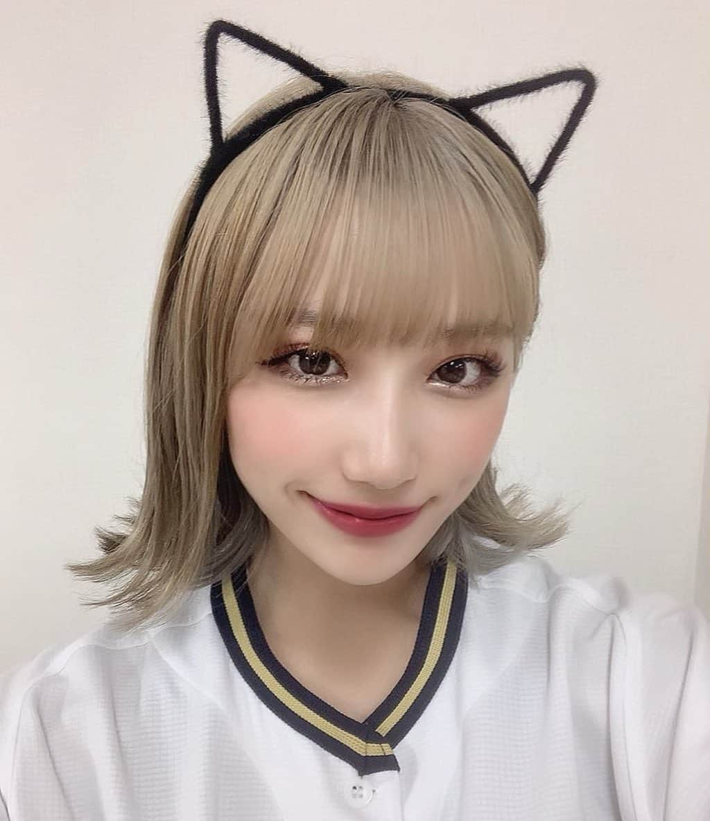 MOEKAさんのインスタグラム写真 - (MOEKAInstagram)「﻿ ﻿ ハロウィン仕様のわたし。PART②﻿ ﻿ ﻿ ﻿ ﻿  #Bs2020 #buffaloes #ORIX #bsgirls #moeka_357 #moeka #bsg #orixbuffaloes #얼짱 #좋아요그램 #일상 #패션 #코디 #일상룩 #赞 #粉我 #漂亮 #얼짱 #셀피 #한국여행 #オルチャン #얼스타그램　#카페스타그램  #ハイトーンヘア #韓国メイク #韓国ヘアー #オルチャンメイク  #おしゃれさんと繋がりたい #切りっぱなしボブ #オルチャンヘア #タンバルモリ」10月28日 10時15分 - moeka_bsgirls_357