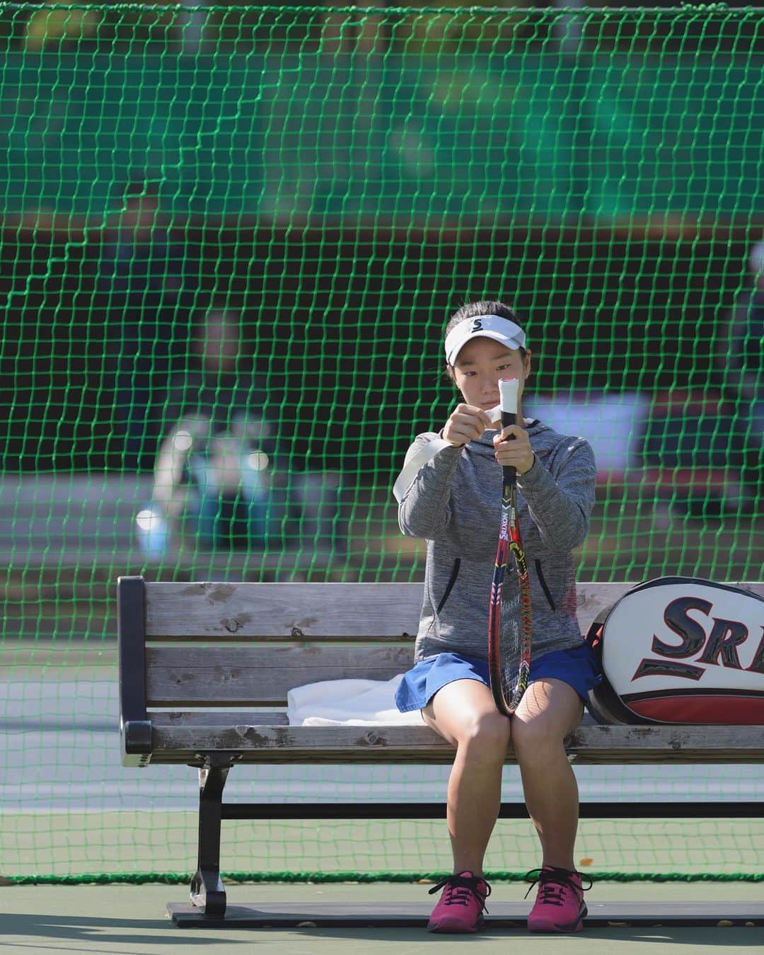 小堀桃子のインスタグラム：「. . . 今日から全日本選手権が開催されています！ . 限られたコートだけですが、下記のURLからLIVE配信が見れます💡 https://alljapantennis.com/live/ . . 頑張ります✊🏼 . . . #全日本選手権 #テニス #areyouready」