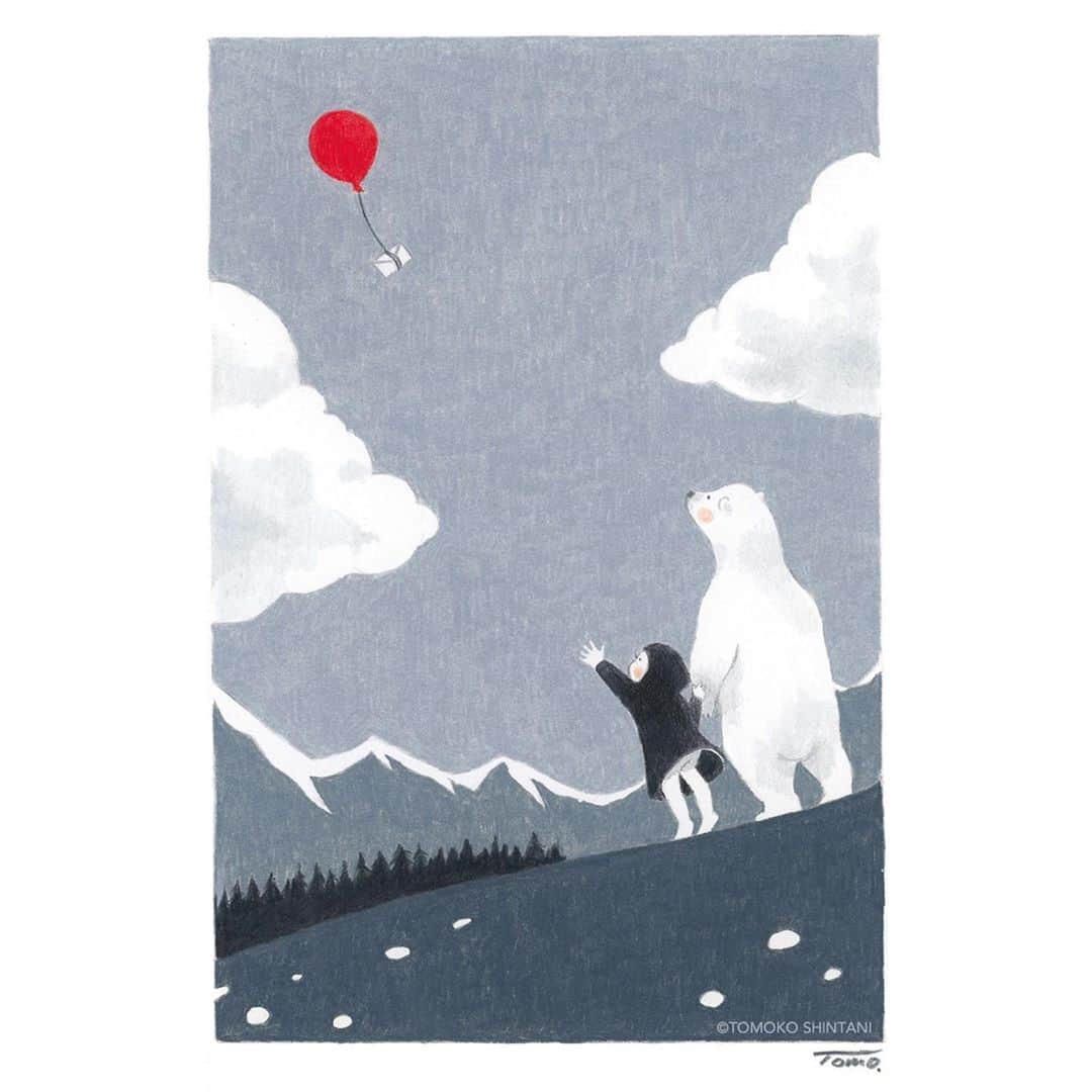 Tomoko Shintaniのインスタグラム：「★展示会のお知らせ✉️🎈  来月末から昔からお世話になっている中目黒のギャラリーで展示会を行います。 原画の展示・販売のほか、書籍やグッズ等の物販を予定しております  このような状況ですのでご無理のない範囲でご来場ください🤗  下記、詳細と注意事項です。 感染対策しつつ、楽しんで頂けるように頑張ります🥰  —— “Letters” tokomo by Tomoko Shintani Drawing Exhibition  日時：11月28日（土）〜12月8日（火） 13:00-19:00　※最終日は17:00まで ★水・木曜日は休廊日です⚠️  場所：hygge -arts&crafts gallery http://www.hygge.cc/ 中目黒駅より徒歩6分  ※コロナ感染対策ご協力のお願い😷 ・入場の際はマスクの着用を必ずお願いします ・体調が優れない方のご来場はお控えください ・3密回避のため入場制限をする場合があります ——  #tokomo #しんたにともこ #letters #karismacolorpencils」