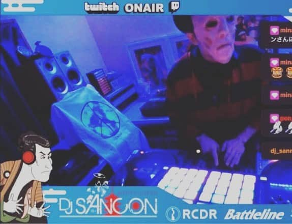 DJ SANCONさんのインスタグラム写真 - (DJ SANCONInstagram)「昨夜 last night  Twitch 火曜日  "NIGHT FLIGHT''✈︎✈︎✈︎ Tuesday  みんなと楽しい時間共有出来て良かった😆✌️  @richdoor_official コラボ Tシャツ& ロンT 注文してくれたみんな有難う！  次は2daysになります！  11月1日(日) 18時  @marco_sara_kyoto から生中継！  11月2日(月) ㊗️前 21時 京都  @bar_crane_kyoto から生中継！  I had a good time. Thank you for watching livestreaming  NEXT TWITCH LIVE  Sunday → 6pm  Monday → 9pm  ---------------------------------------------------- #kyotonigth #kyotonightlife  #livestreaming #djs #dj  #DaVinciLIVESTREAMING #DJライブ配信 #djsancon  #twitchlive #twitchdj #twitchdjing」10月28日 11時40分 - djsancon