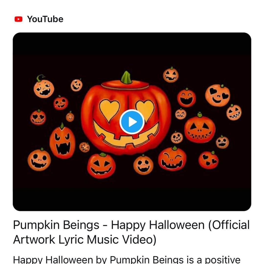 YURIのインスタグラム：「Guy Perryman Exec. PD Endigo PDのハロウィン曲を歌わせて頂きました🎃皆是非聴いてダウンロードしてみてね！👻If you want something new on your #Halloween #playlist, check me out singing on this new song!! #HappyHalloween #PumpkinBeings  @guyperryman  @endigodaily」