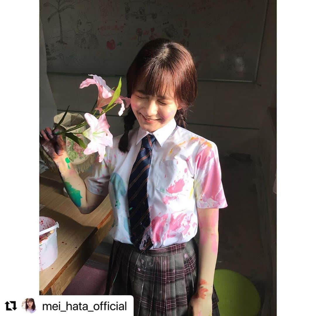 荒ぶる季節の乙女どもよ。【ドラマイズム公式】のインスタグラム：「❁﻿ 😭💕  #Repost @mei_hata_official  ・・・ ㅤㅤㅤㅤㅤㅤㅤㅤㅤㅤㅤㅤㅤㅤㅤ  最終回まで見届けてくださり有難うございました㊗︎ 百々子として生きた時間は本当にかけがえのないものです  そして、何より大切な文芸部のみんな！ みんなと一緒に作品ができてすごく幸せでした。  現場で支えてくださった大好きなスタッフさん監督さん達や、 原作者である絵本奈央先生や、岡田麿里さん、 そして最後まで見てくださった大切な視聴者の方々も、 本当に本当に本当に本当にありがとうございました。  荒乙という作品は私の宝物です💎  #荒ぶる季節の乙女どもよ」
