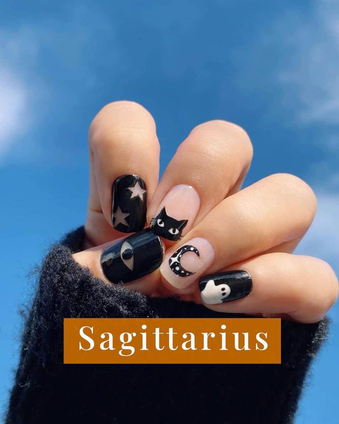 Blonde Saladさんのインスタグラム写真 - (Blonde SaladInstagram)「A Halloween Manicure for each Zodiac Sign🕷👻 LINK IN BIO to find the characteristics of your sign and tell us: can you relate to your spookiest side?🎃 LIBRA - PISCES #theblondesalad #manicure #halloween #nailsinspiration  Pics by @betina_goldstein @overglowedit @asos_faceandbody @thehangedit」10月28日 21時45分 - theblondesalad