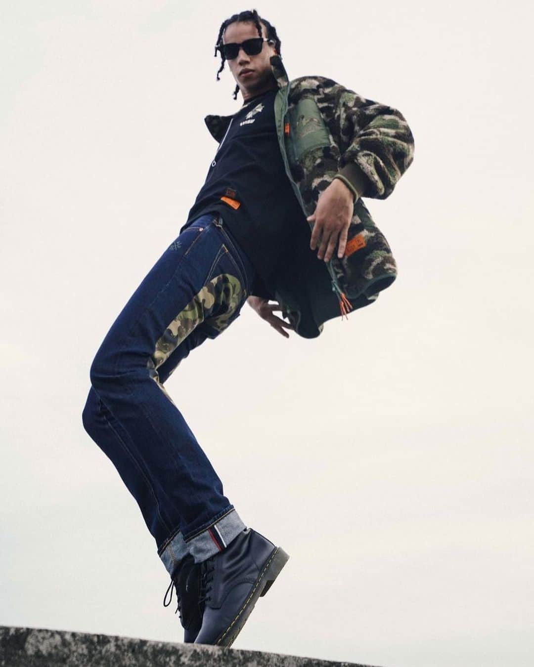 のインスタグラム：「EVISU Military Fits.  #evisu」