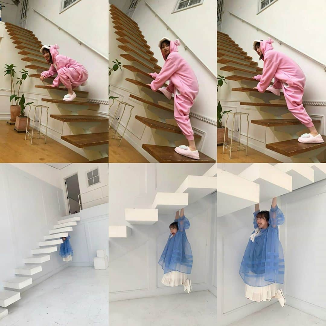 モーニング娘。'20のインスタグラム：「- . かわいい石田さん💙 . .」