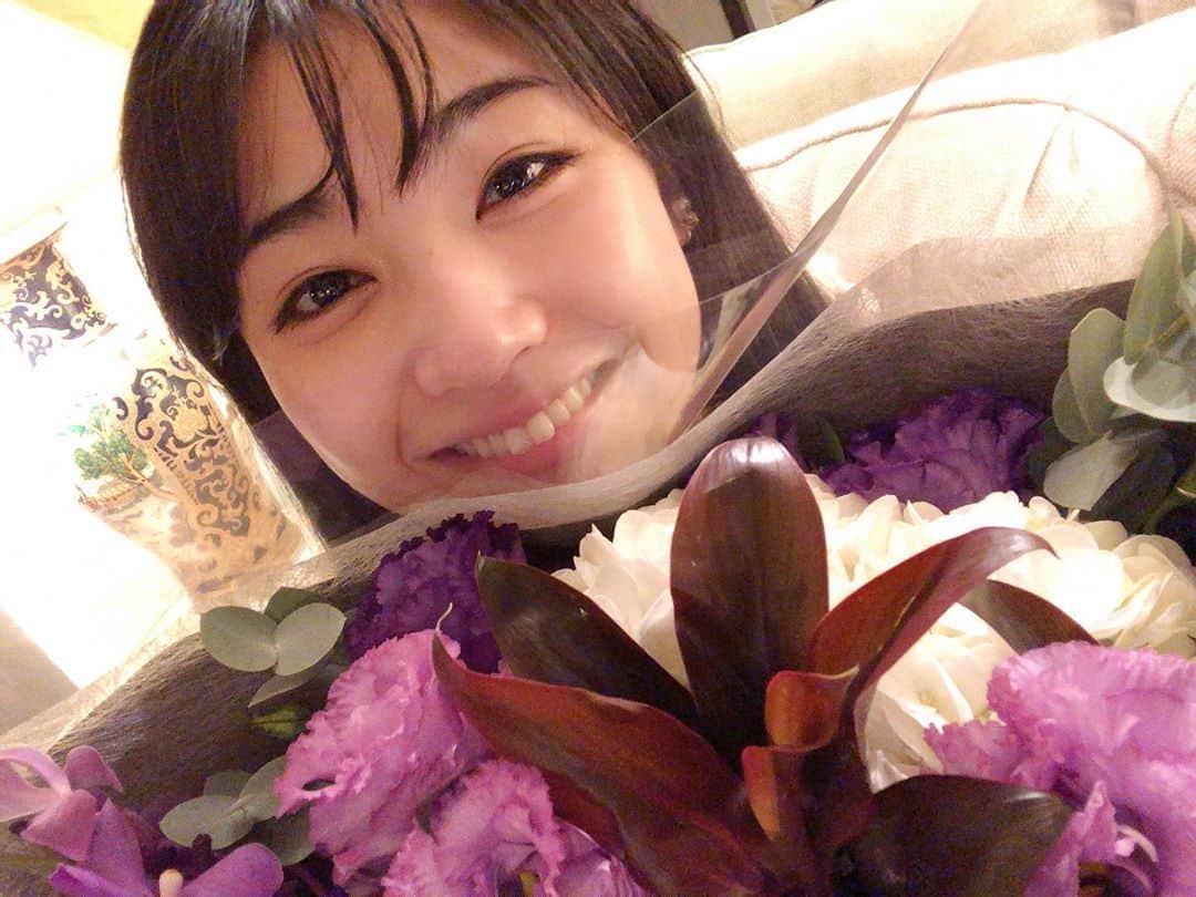 永井里菜のインスタグラム：「. . 幸せなお誕生月でした。 恵まれた環境に本当に感謝。 ありがとうの気持ちです😊🙏💓 .」