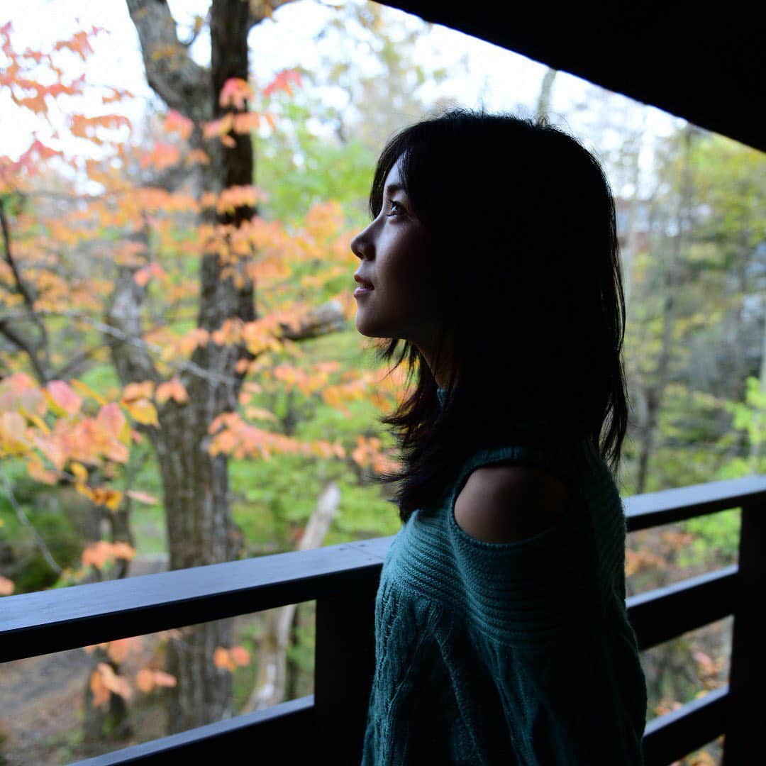 葉山柚子さんのインスタグラム写真 - (葉山柚子Instagram)「#紅葉🍁  #軽井沢」10月28日 15時52分 - hayama_yuko