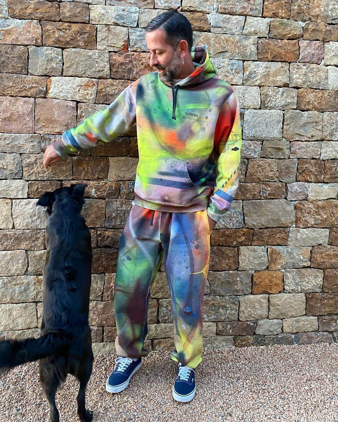 マルセロ・ブロン カウンティ・オブ・ミランのインスタグラム：「💚💙❤️🖤💜💛💚🧡🤎」