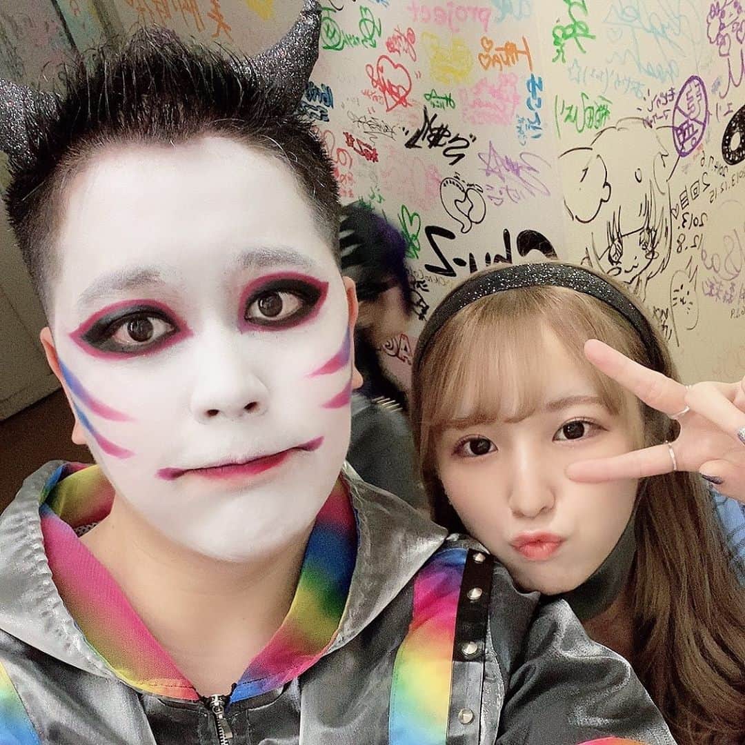 たっしーのインスタグラム：「仲良しみずき☺️ ＊ #モノクローン #虹色担当 #たっしー #アイドル」