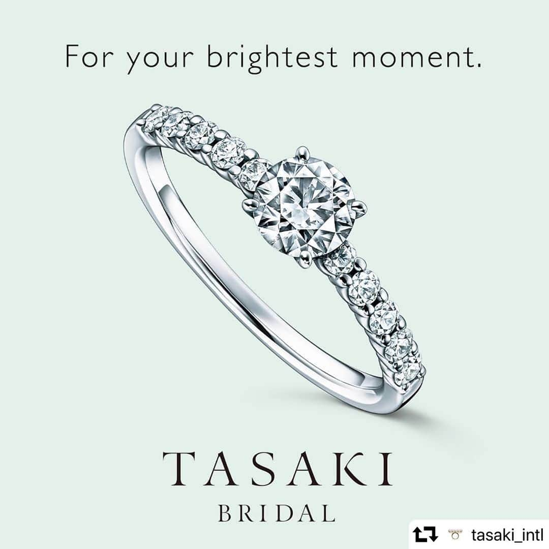 j_paris_bridalさんのインスタグラム写真 - (j_paris_bridalInstagram)「#repost @tasaki_intl ・・・ "BRILLANTE Solitaire Fine" ringーsymbolizes the moment of happiness radiating from the loving couple. Cherish the happy moment with the pure brilliance of TASAKI's diamonds. #TASAKI #TASAKIbridal #TASAKIBRILLANTE #TASAKIdiamond #diamond #engagementring #wedding #bridal #Junebride」10月28日 20時02分 - j_paris_bridal