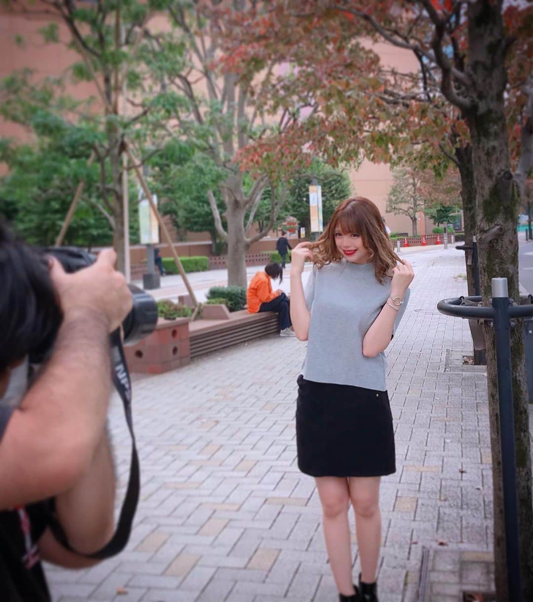 橘咲良さんのインスタグラム写真 - (橘咲良Instagram)「カメラアプリが変な設定に。。 ‪( ´•̥  ̫ •̥` )‬ちーん。（笑）  #メンズナックル #雑誌  #対談 #女子トーク #男の話し  #撮影 #東京 #秋 #秋コーデ  #キングラビッツ #橘咲良だぞ🌸」10月28日 20時46分 - tachibanasakuradazo