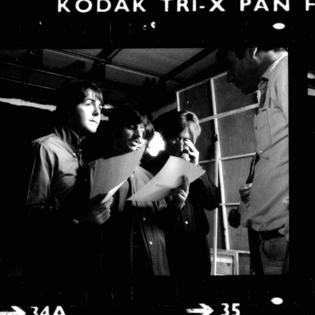 The Beatlesさんのインスタグラム写真 - (The BeatlesInstagram)「“Anything could happen, and that was an exciting process. I got to hang out and listen to it unfolding.” - Ringo (Can you tell what these pics are a behind-the-scenes glimpse of? Tell us in the comments) #TheBeatles #1960s Photo © Apple Corps Ltd.⁠ ⁠ @paulmccartney @johnlennon @georgeharrisonofficial @ringostarrmusic」10月28日 21時02分 - thebeatles