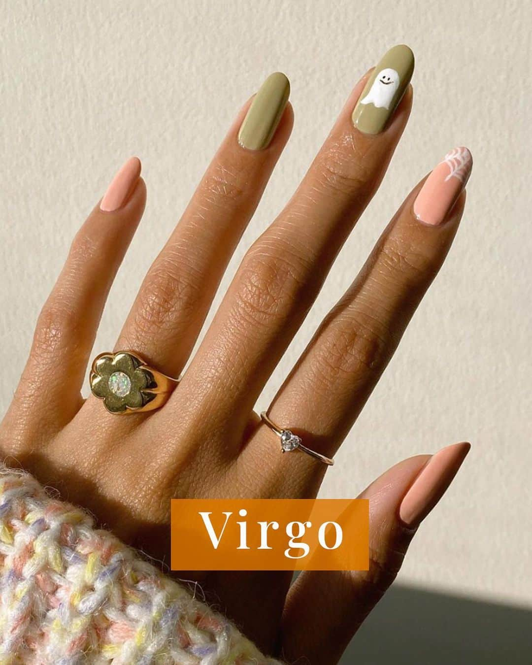 Blonde Saladさんのインスタグラム写真 - (Blonde SaladInstagram)「A Halloween Manicure for each Zodiac Sign🕷👻 LINK IN BIO to find the characteristics of your sign and tell us: can you relate to your spookiest side?🎃 ARIES - VIRGO #theblondesalad #manicure #halloween #nailsinspiration  Pics by @betina_goldstein @overglowedit」10月28日 21時44分 - theblondesalad