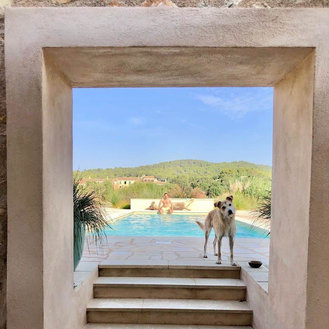 Airbnbさんのインスタグラム写真 - (AirbnbInstagram)「Not sure whether this look means “Why don’t we have a pool at home?” or “Take the picture so I can jump back in.” Either way, Cornelia’s natural stone villa provides all the blue skies and relaxation your family could want, less than an hour from Palma. #GoNear  Discover splashy retreats near you. Link in bio.  Photo: @barcelona_house」10月28日 21時45分 - airbnb