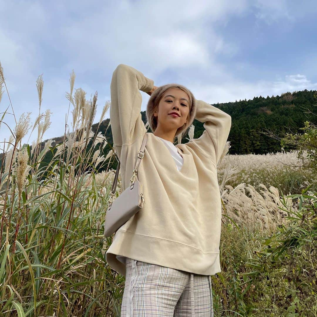 Asano Minamiさんのインスタグラム写真 - (Asano MinamiInstagram)「仙石原にきた🌾 黄金の稲たちがキラキラしてた✨」10月28日 21時39分 - minami_asano