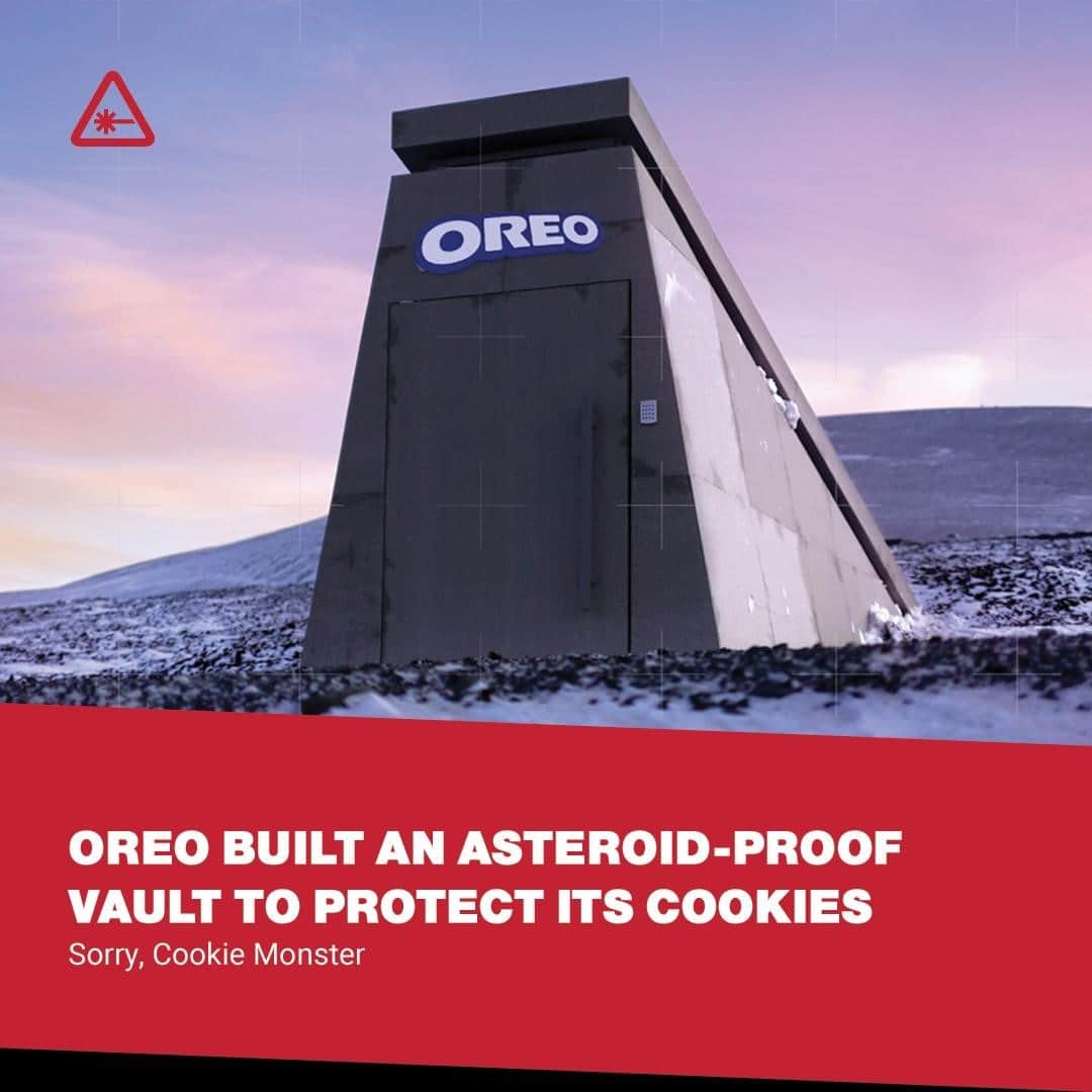 クリス・ハードウィックさんのインスタグラム写真 - (クリス・ハードウィックInstagram)「Nabisco has built an asteroid-proof vault in the permafrost of Norway to keep that iconic cookie and its recipe safe.⁠ link in bio」10月29日 7時15分 - nerdist