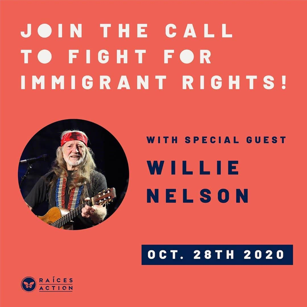 シンシア・ニクソンさんのインスタグラム写真 - (シンシア・ニクソンInstagram)「Join me, @WillieNelson, congressman @JoaquinCastroTX, @DeniceFrohman, and @ErikaAndiola on @RAICESACTION’s Get Out the Vote Webinar TONIGHT at 8pm CST. We need to fight like hell for immigrants, and we have that power! Join us! (Link in bio)」10月29日 7時56分 - cynthiaenixon