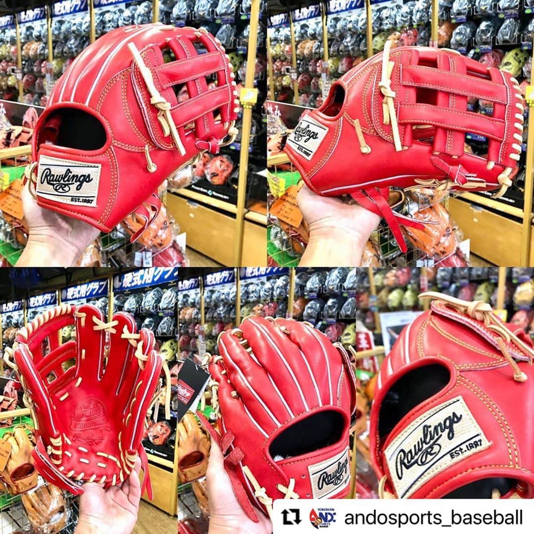 Rawlings Japanさんのインスタグラム写真 - (Rawlings JapanInstagram)「#Repost @andosports_baseball with @make_repost ・・・ 硬式グラブ‼️ キャメルレースにキャメルラベルが最高にカッコいい✨ #ローリングス #キャメル @rawlings_japan_llc」10月29日 8時06分 - rawlings_japan_llc