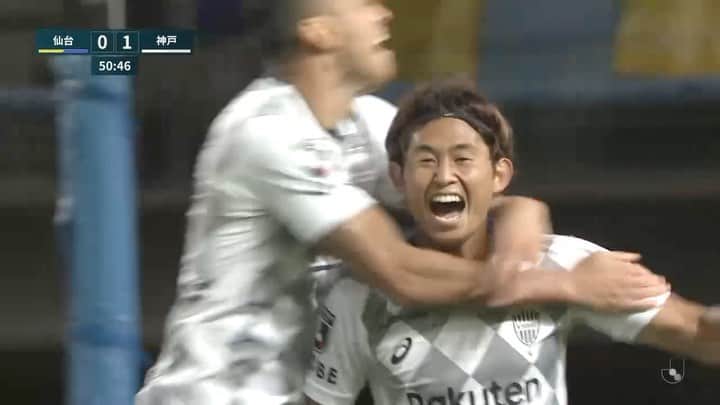 のインスタグラム：「追加点は胸で押し込んだ郷家選手！⚽ @yuta_goke27_official increases the lead with his chest! ⚽  #vissel #visselkobe #ヴィッセル #ヴィッセル神戸 #Kobe #神戸 #WeAreKobe #KobeForeverForward #一致団結 #JLeague #Jリーグ #DAZN」