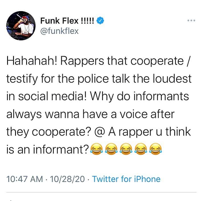 ファンクマスター・フレックスのインスタグラム：「😂😂😂😂😂😂😂😂😂」