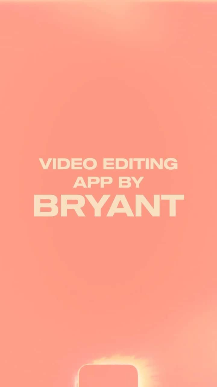 Bryant Eslavaのインスタグラム：「/ MY EDITING APP IS OUT NOW!! 🌸 (LINK IN MY BIO) 🥳🌴」