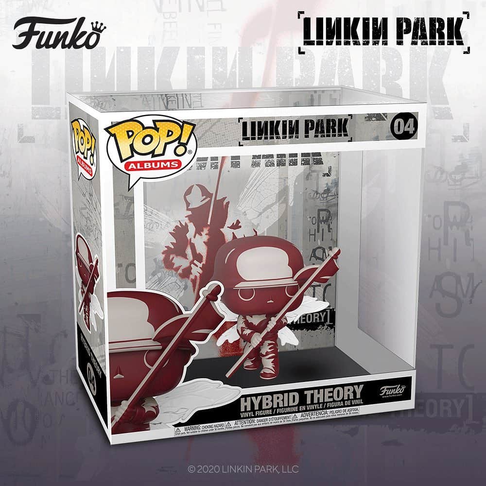リンキン・パークのインスタグラム：「Excited to announce the Hybrid Theory @OriginalFunko Pop! Album. Pre-Order your Hybrid Theory Street Soldier in the Official Linkin Park Store.  #FunkoPop #HybridTheory20」