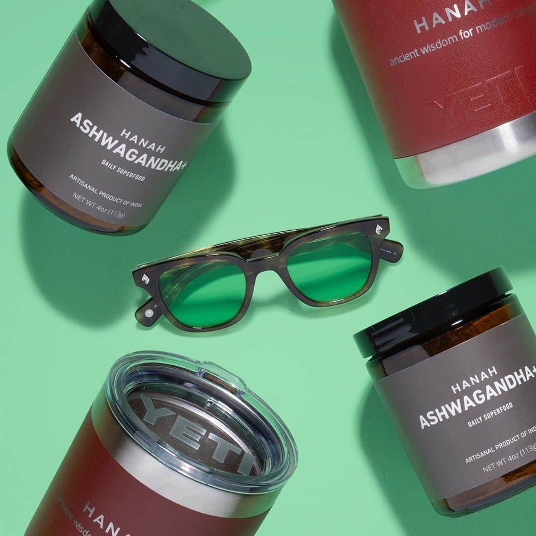 ジーエルシーオーのインスタグラム：「GIVEAWAY CLOSED😎🧘‍♂️🧘‍♀️ We partnered with our friends @hanahliving to give away a RELAX, FOCUS or BOOST wellness package containing a pair of GLCO Naples Sun with BioChrom lenses, a GLCO ‘Keep It Fresh’ kit, three jars of HANAH Coffee Boost, Ashwagandha+ or HANAH ONE, one HANAH x Yeti mug and a three-month subscription to the HANAH product of your choice (excluding Cordyceps+ and Vechur Ghee)—valued at over $765.⠀ ⠀  HOW TO ENTER:⠀ 👍 like this post⠀ 👯‍♀️ tag 3 friends  📱 follow @garrettleight and @hanahliving⠀ ⠀ See Full Terms and Conditions via tapping on the link in bio.」