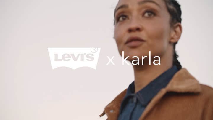 のインスタグラム：「Levi’s® xkarla is back, featuring Ruth Negga.   Today we are launching our next collaboration with stylist Karla Welch. A collection that’s close to her heart and inspired by the vast Canadian landscapes of her mother’s childhood home.   Shop the collection at the link in our bio.」