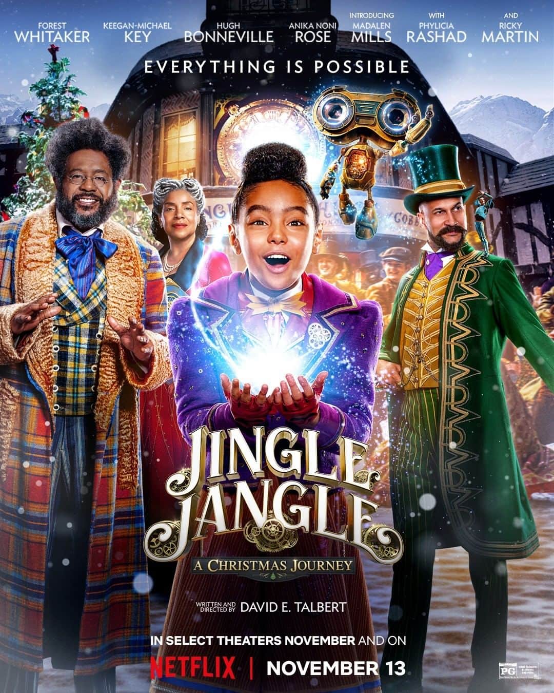 ジョン・レジェンドさんのインスタグラム写真 - (ジョン・レジェンドInstagram)「Introducing the magical, wonderful, incredible #JingleJangle! Jingle Jangle: A Christmas Journey debuts on @NetflixFilm on Nov 13... Are you ready for it? @netflix @strongblacklead」10月29日 2時30分 - johnlegend