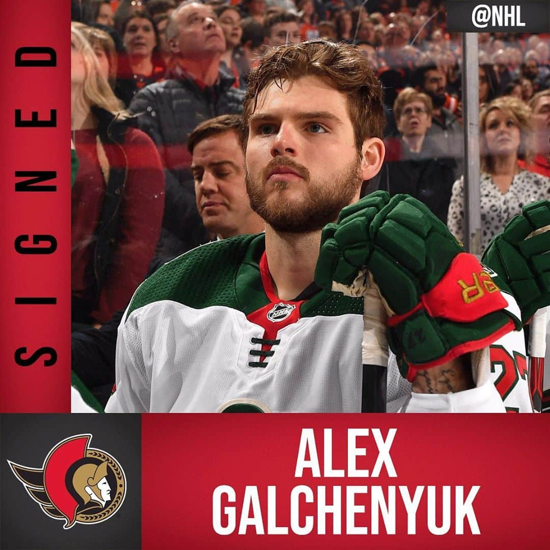 NHLさんのインスタグラム写真 - (NHLInstagram)「The @senators pick up another piece, signing Alex Galchenyuk (@agally94) to a one-year deal! #NHLFreeAgency」10月29日 2時35分 - nhl