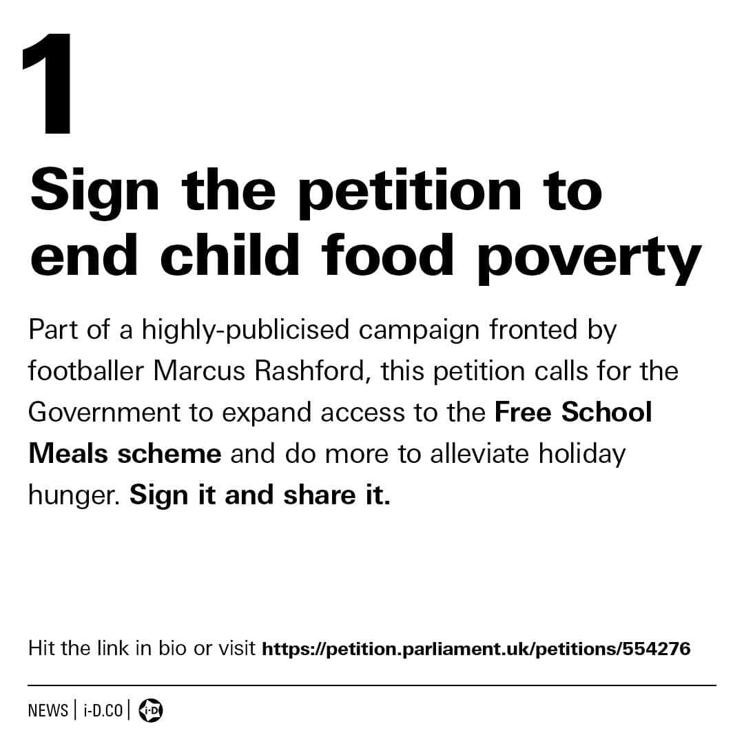 i-Dさんのインスタグラム写真 - (i-DInstagram)「Just when you thought they couldn't get any more shameful, this Tory government have out-Scrooged themselves by refusing to feed children trapped in food poverty over the school holidays, and the British public is understandably outraged.⁣ ⁣ Swipe ➡️ for some simple tips on how you can channel that anger to do something to help this half-term and beyond. ⁣ .⁣ .⁣ .⁣ Text @charlottegush⁣ #FreeSchoolMeals #FoodPoverty⁣」10月29日 3時06分 - i_d