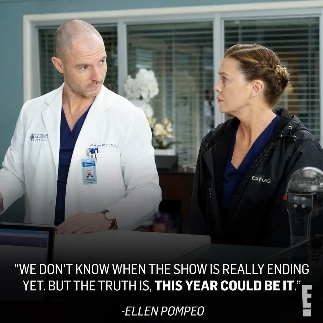 E! Onlineさんのインスタグラム写真 - (E! OnlineInstagram)「Push one of epi, we were NOT expecting this #GreysAnatomy bombshell today. What Meredith Grey herself had to say about the upcoming season—and the show's future—is at the link in our bio. (📷: ABC)」10月29日 3時31分 - enews