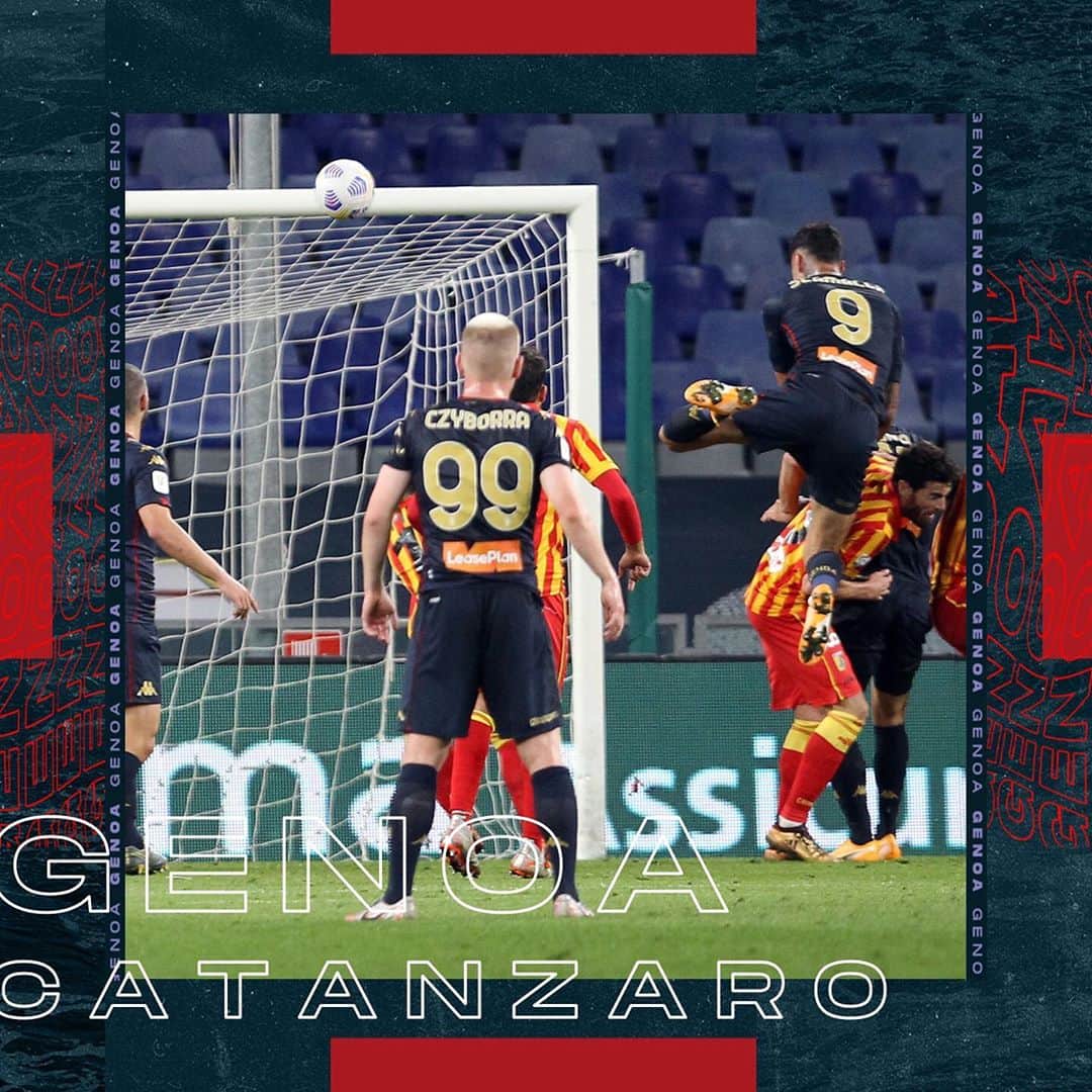 ジェノアCFCさんのインスタグラム写真 - (ジェノアCFCInstagram)「🔴🔵 #GenoaCatanzaro 2️⃣-1️⃣.」10月29日 3時37分 - genoacfc