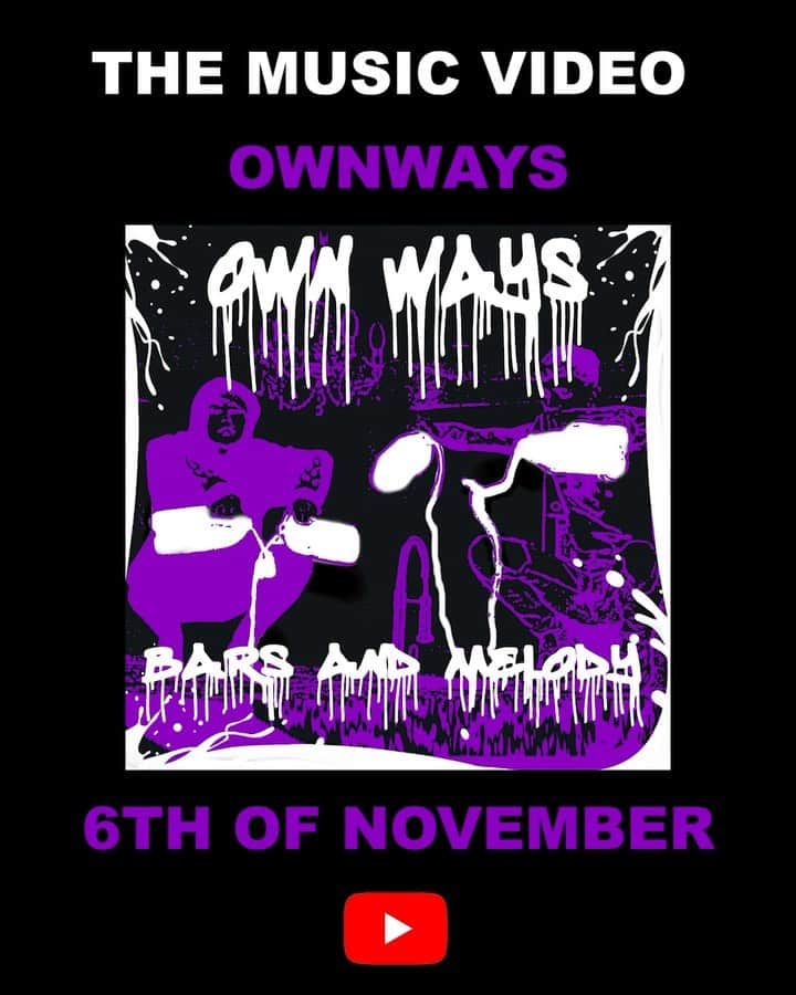 Bars and Melodyのインスタグラム：「6th of November OWN WAYS musicvideo」