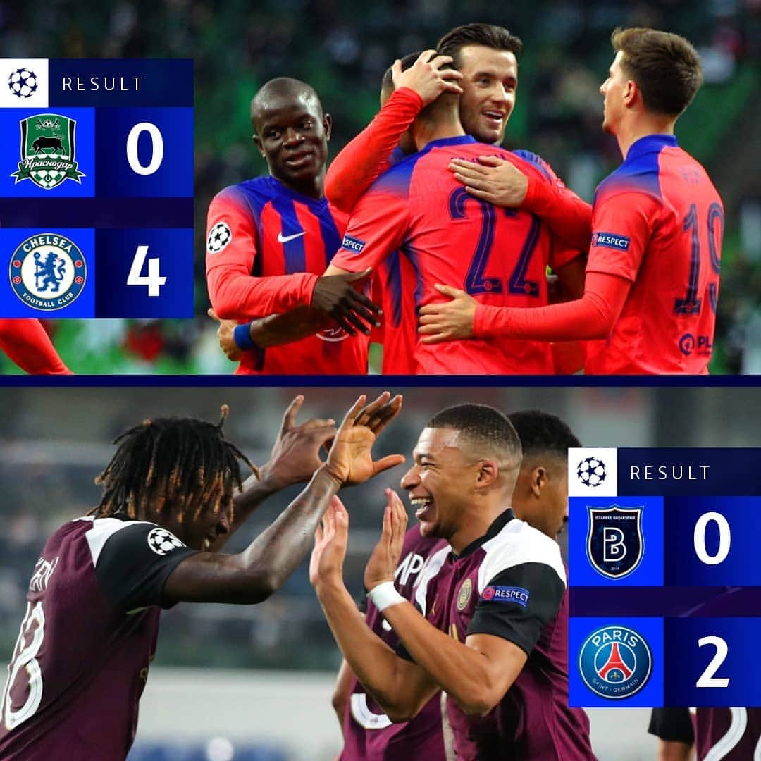 UEFAチャンピオンズリーグさんのインスタグラム写真 - (UEFAチャンピオンズリーグInstagram)「💪 @psg and @chelseafc get their first wins of the #UCL campaign」10月29日 5時21分 - championsleague