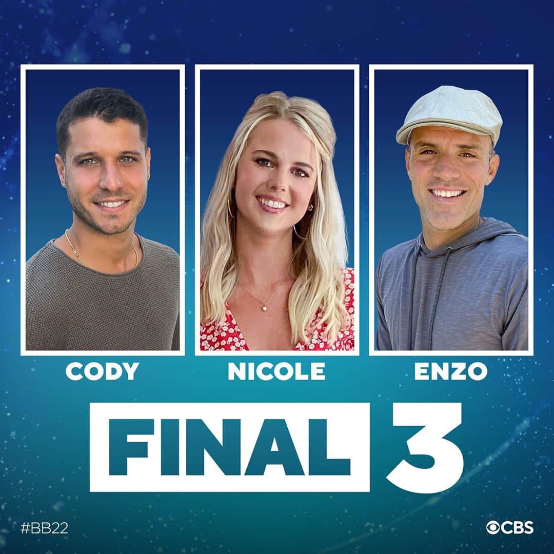 CBSさんのインスタグラム写真 - (CBSInstagram)「#BB22 is down to the final three! Watch the @bigbrothercbs live 2-hour finale TONIGHT at 9/8c to see who wins the $500K grand prize. 🔑」10月29日 5時30分 - cbstv