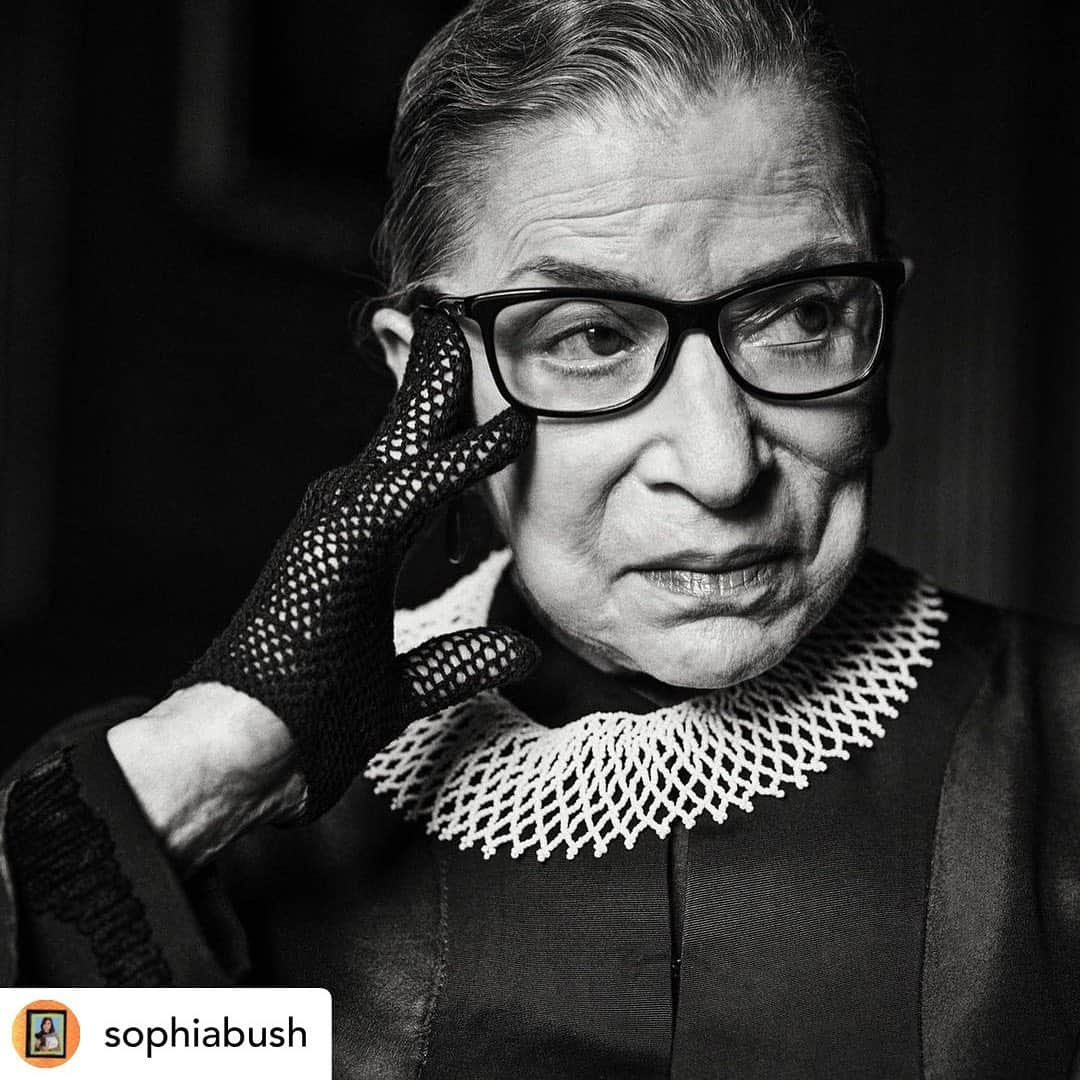 ナタリー・ポートマンさんのインスタグラム写真 - (ナタリー・ポートマンInstagram)「Thank you @sophiabush #Repost  • Thinking of what we lost; the legacy, the leader, the woman. The respect for our, which so many of us once revered for its nonpartisan pursuit of justice. I am heartbroken that corruption & spitefulness are running so unchecked in America right now. That hypocritical, lying, cruelty-promoting power-obsessed jackals have hijacked the seat of a woman who opened doors for all Americans & planted an agent-of-the-patriarchy-in-pearls firmly in it. A woman who is unfit. Who has never tried a case. Never argued an appeal. Who has never argued before SCOTUS. Who has only even been a judge since 2017. Who lied during her disclosures to the Senate, including about her ties to violently anti-LGBTQ groups. Her robe has a stain on it. @senatemajldr rushed her confirmation through with 8 days until an election, when 60 million Americans have already voted, despite holding Scalia’s seat open because it was “an election year” for nearly 300 days. Despite the fact that the majority of Americans say WE should get a choice in our next judge. Despite the fact that people have been begging for COVID relief, and he has left the Heroes Act which Congress passed in MAY! — to die on his desk alongside hundreds of other bills meant to help the American people including the Voting Rights Act & an election security bill. And then, stooping to the level of pathetic, attention-starved playground bullies the Senate Judiciary GOP has the gall to tweet “Amy Coney Barrett, confirmed. Happy birthday @hillaryclinton!” How petty. How hideous. How embarrassing. To confirm a woman set on stripping healthcare from millions of us while making fun of a woman who championed it. During a pandemic. And just before confirming Barrett, the court voted to uphold voter suppression tactics which tipped the 2000 election to Bush, and are highly controversial. They have made it clear that they do not want us to vote. They do not want to lose power, or the corrupt money that comes with it, so that we might all participate in the democracy that this republic was founded on. They spit on the Constitution. They’ve forgotten that they work for US. #VOTE to make them remember.」10月29日 5時48分 - natalieportman