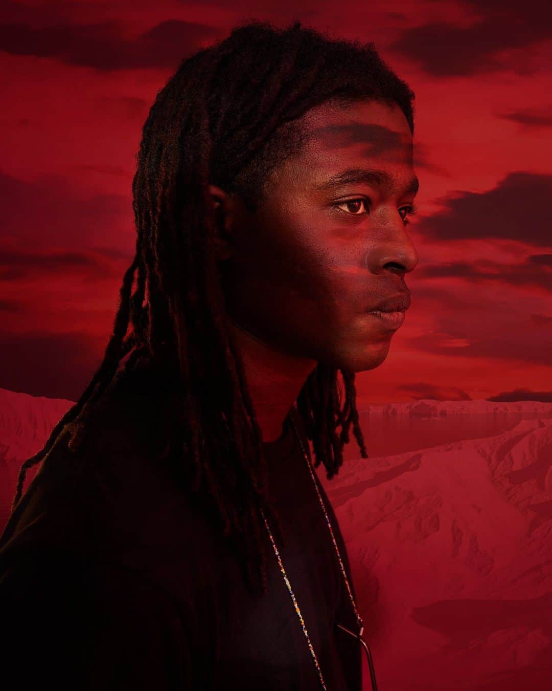 ウォントのインスタグラム：「Meet the artist. Born in Gabon and raised in the suburbs of Paris, Amos Nzamba explores a meditative space—creating the digital landscape in our latest campaign using Computer Generated Imagery (CGI).  As we move through this moment in time, we invite Amos to discuss his creative and meditative practice as a visual artist. Read the interview via the link in bio.  #wantlesessentiels #worldofwant」