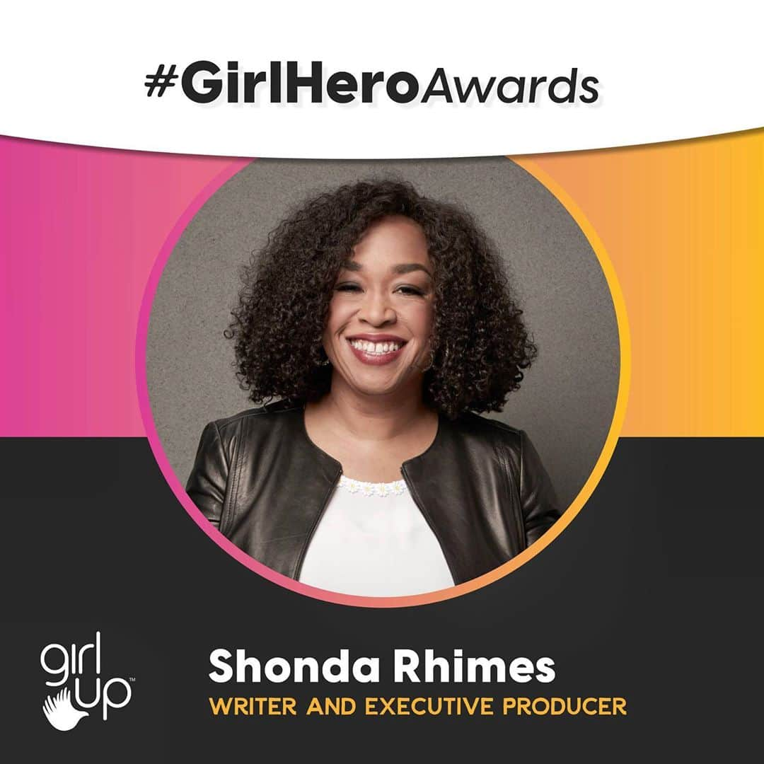 ションダ・ライムズさんのインスタグラム写真 - (ションダ・ライムズInstagram)「@GirlUpCampaign’s intersectional movement for gender equality brings together young women making a huge difference in their communities. Excited to be an honoree at the third annual Girl Up #GirlHero Awards with @TaranaJaneen and @DoloresHuerta.  Tap the link in bio to register and attend on October 29 at noon EST.」10月29日 6時20分 - shondarhimes