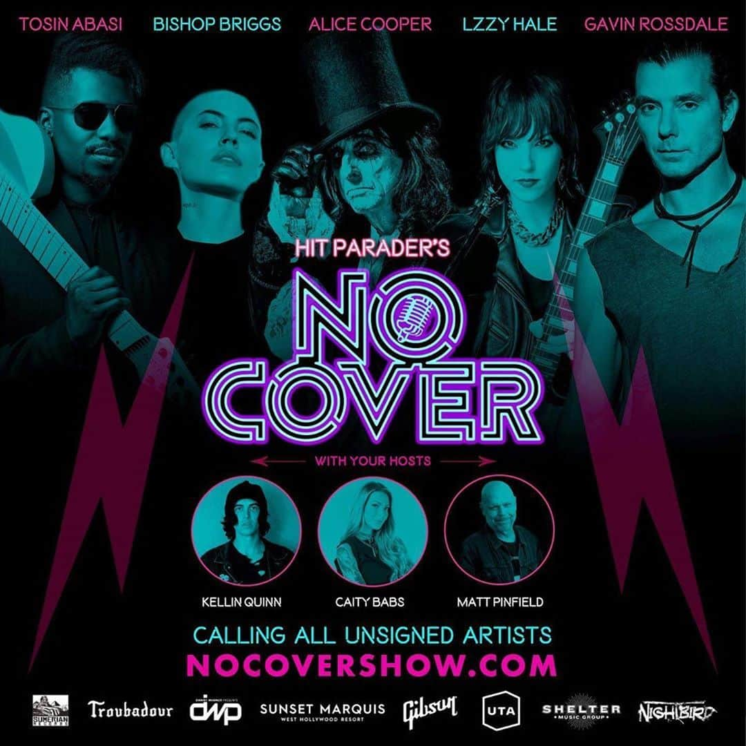 ジー・ヘイルさんのインスタグラム写真 - (ジー・ヘイルInstagram)「#Repost @nocover ・・・ UNSIGNED ARTISTS 🚨 Finally a music competition show where the artists play only originals! Head to NoCoverShow.com for full press release from and to sign up. Thanks to our partners @sumerianrecords @sheltermg @unitedtalent @dannywimmerpresents dannywimmerpresents @gibsonguitar @thetroubadour @sunsetmarquis @nightbirdstudios #tosinabasi #bishopbriggs #alicecooper #lzzyhale #gavinrossdale #hitparader #nocover #sumerianrecords #dannywimmerpresents #sheltermusicgroup #uta #troubadour #sunsetmarquis #nightbirdstudios #gibsonguitars」10月29日 6時25分 - officiallzzyhale