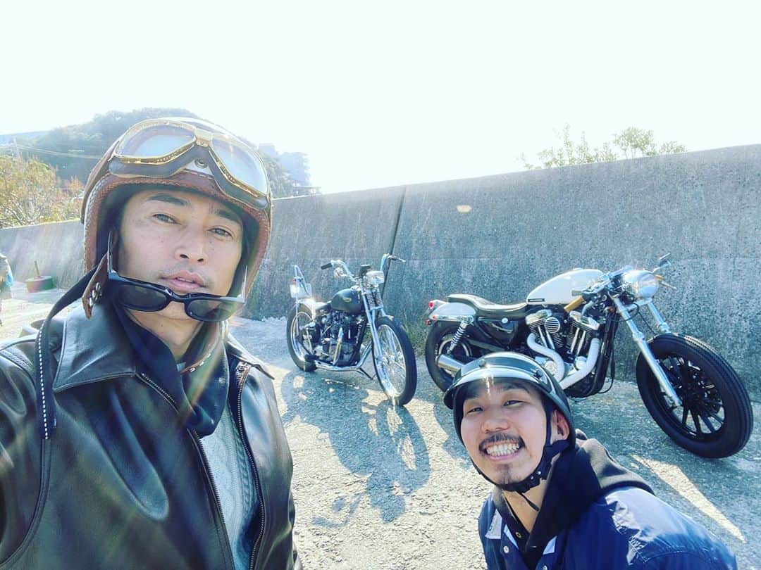 窪塚洋介のインスタグラム：「Touringood🏍🏍💨　 【大阪➡︎和歌山編】」