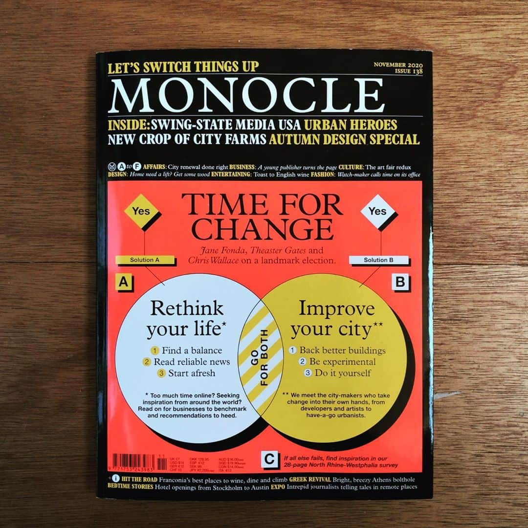 内沼晋太郎のインスタグラム：「『MONOCLE』に BONUS TRACK が取り上げられました。  BONUS TRACK is featured in the latest issue of the magazine "monocle".  #bonustrack_skz」