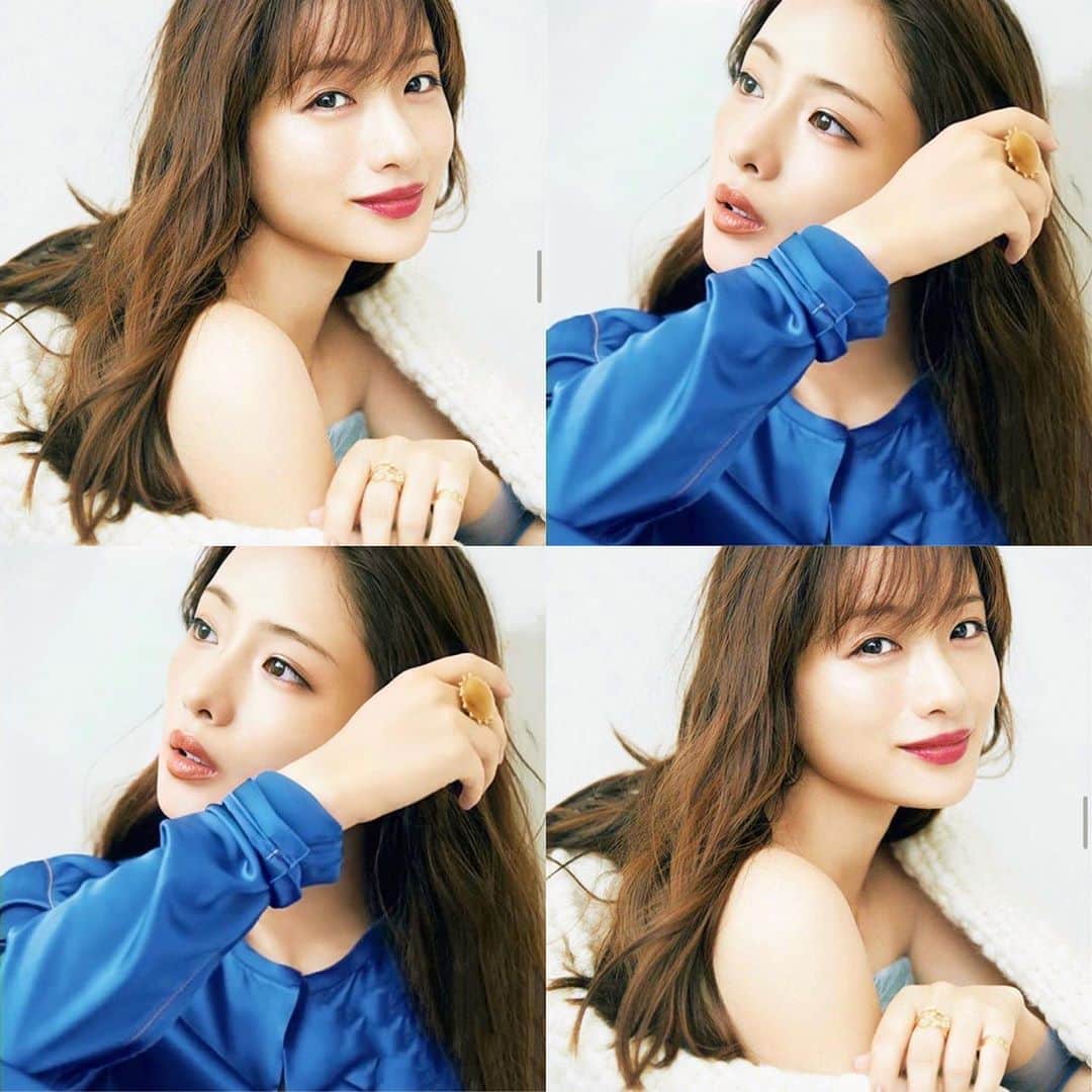石原さとみ　ファンアカウントのインスタグラム：「. 美しすぎる🥀 毎度毎度なのだけど、記事を読んで日常生活見直そうと思いました💭 自分磨き大事。 . . #石原さとみ #美的」