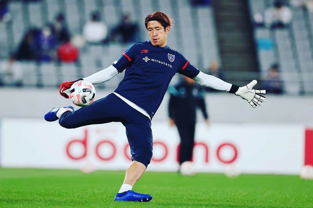 林彰洋のインスタグラム：「vs柏レイソル 少しでもチームのチカラに。 #vs柏レイソル #fctokyo」