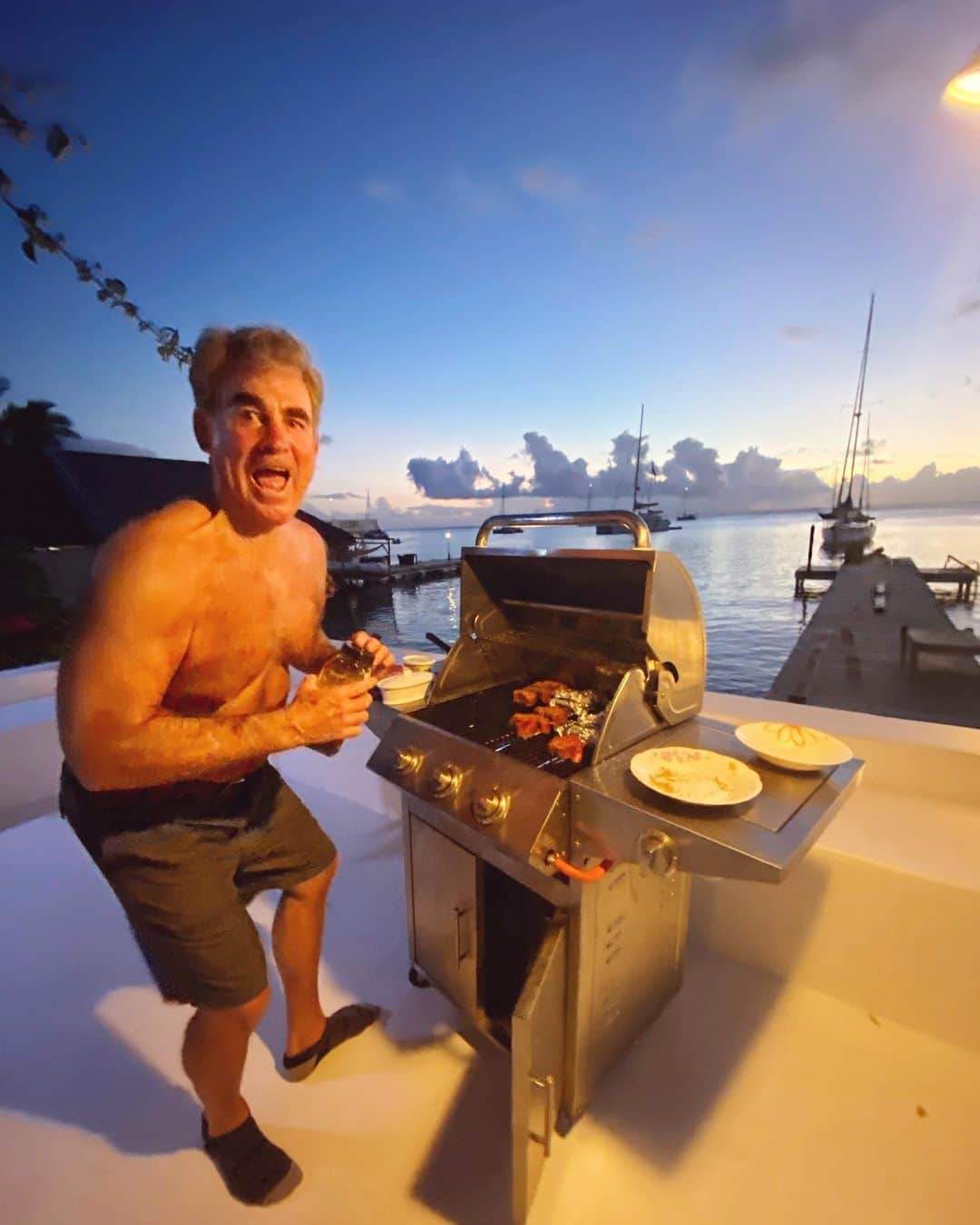 DYLAN MULVANEYのインスタグラム：「shout out to the grill master cookie man, my dad. In March when my show closed he totally welcomed me home and we’re closer than ever. He drives me nuts sometimes but he’s given me a REALLY awesome life and I love ya!!!!」