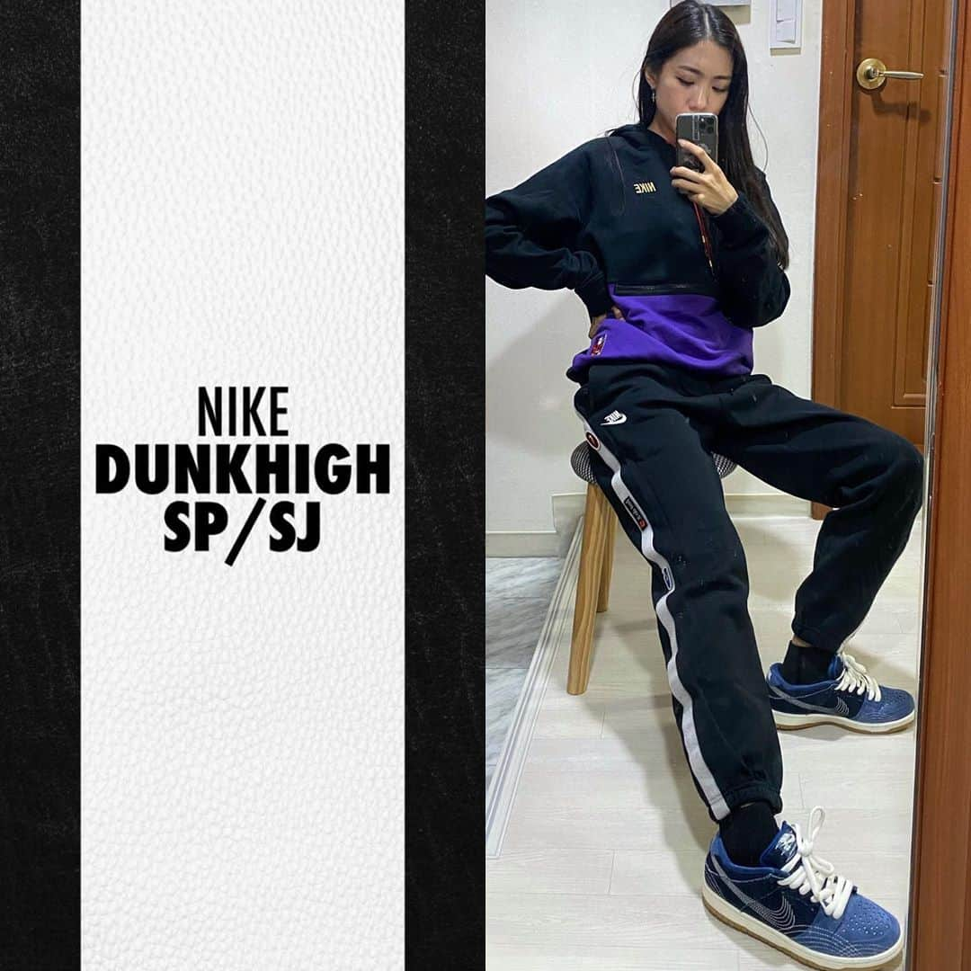 ティナ さんのインスタグラム写真 - (ティナ Instagram)「🙏🖤🤍#나이키 #스니커즈홍대줄서기 #snkrsline #dunk @nike_snkrs_hongdae」10月29日 10時12分 - soobeanie_