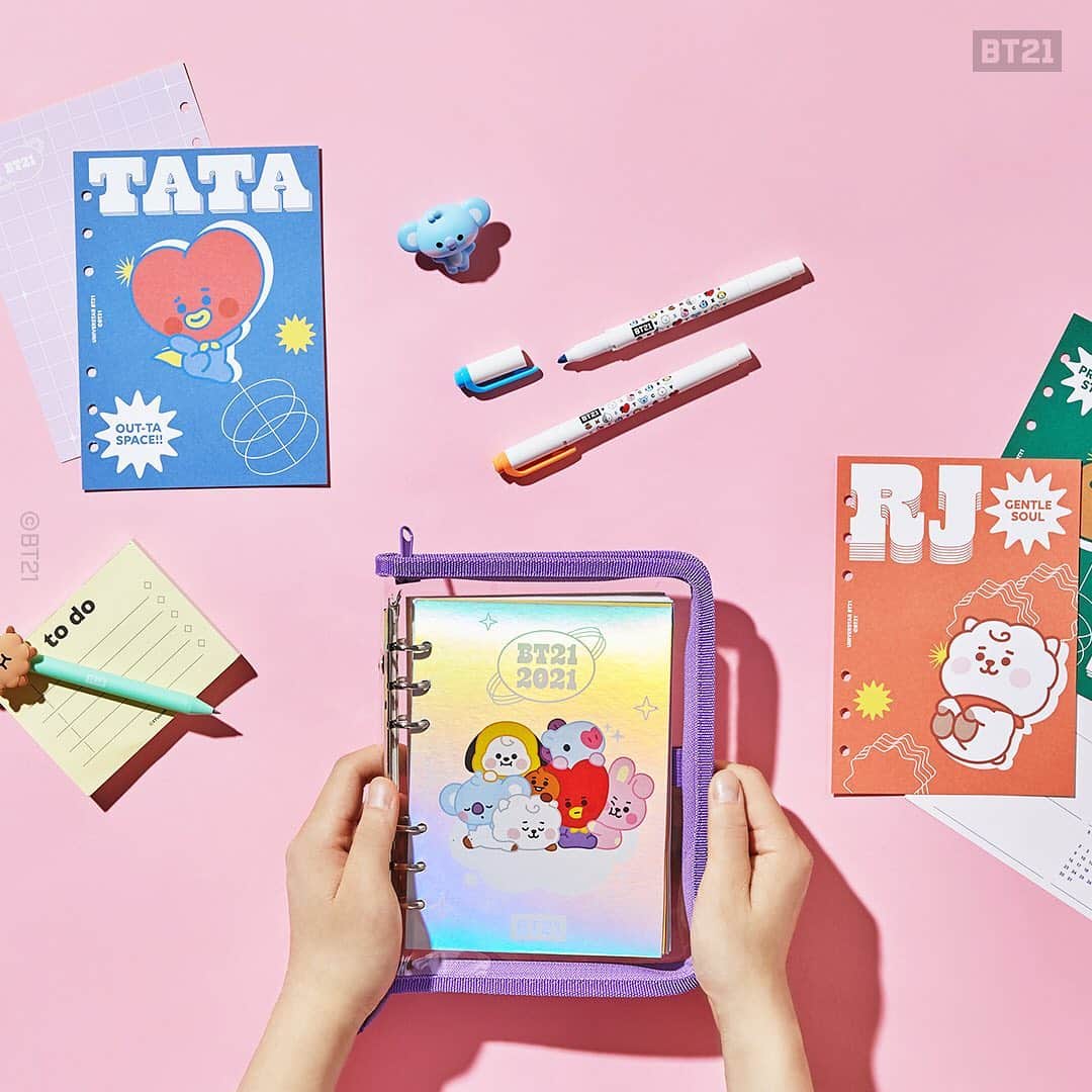 BT21 Stars of tomorrow, UNIVERSTAR!さんのインスタグラム写真 - (BT21 Stars of tomorrow, UNIVERSTAR!Instagram)「Together through everything, from here on out! 😘 ⠀ 2021 BT21 BABY Diary & Calendar ⠀ 📘Zipper pouch outer layer protects inner content 📘 Each page themed with BT21 characters 📅 Design sticker package included 📅 Durable and sturdy construction ⠀ It's never too early to lay out your plans. Stay on top of your game with BT21 BABY. ⠀ [Korea] Shop now> Link in bio ⠀ [Global] Coming Soon ⠀ #BT21 #BT21BABY #Planner #Calendar」10月29日 11時03分 - bt21_official